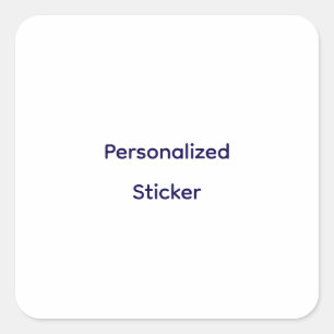 Create Your Personalise Square Sticker