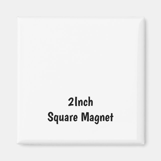 Create Your Personalised 2" Square Magnet (Front)