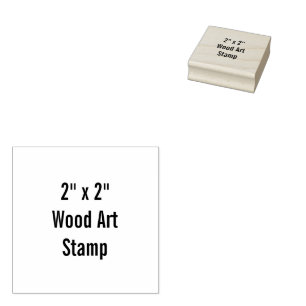Create Your Personalised 2" x 2" Rubber Stamp