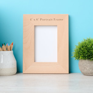 Create Your Personalised 4" x 6" Portrait Frame