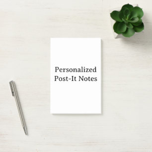 create your personalised 4" x 6" post-it notes