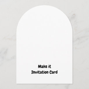 Create Your Personalised 5" x 7" Arch Invitation