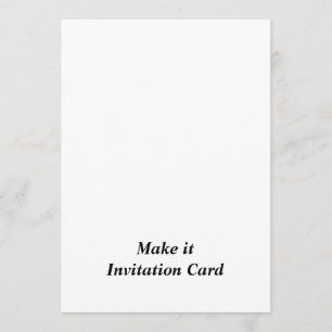 Create Your Personalised 5" x 7" Squared Invitation
