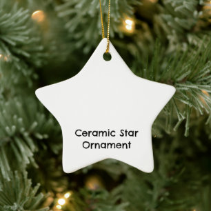 Create Your Personalised Ceramic Star Ornament