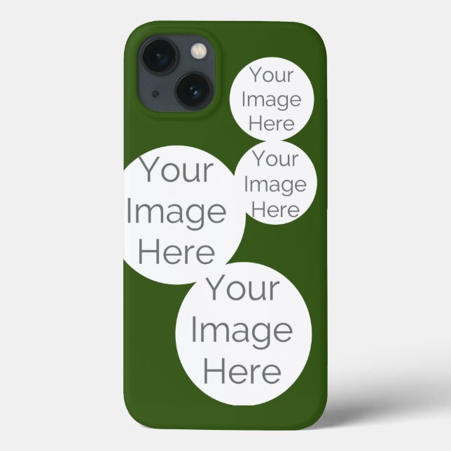 create your photo phone case olive green (Back)
