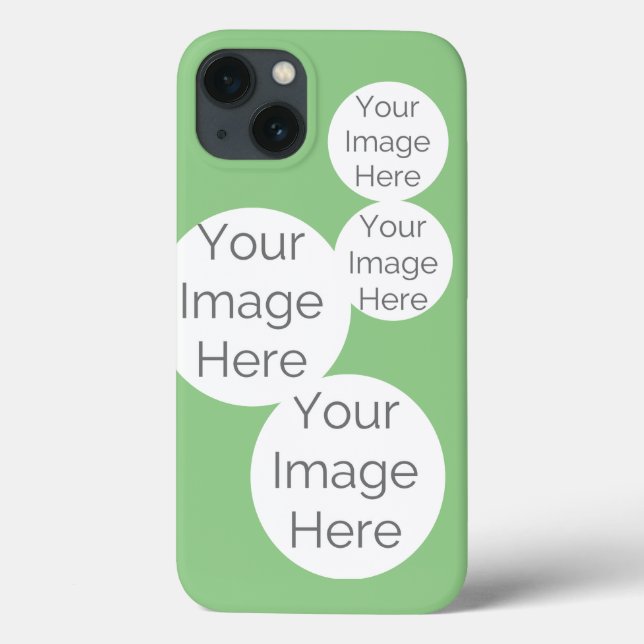 create your photo phone case sage green (Back)