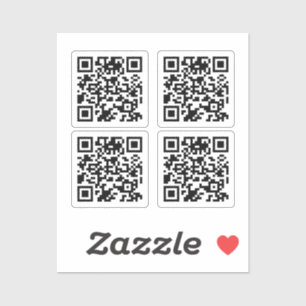 Create your Qr Code Clear Stickers set!