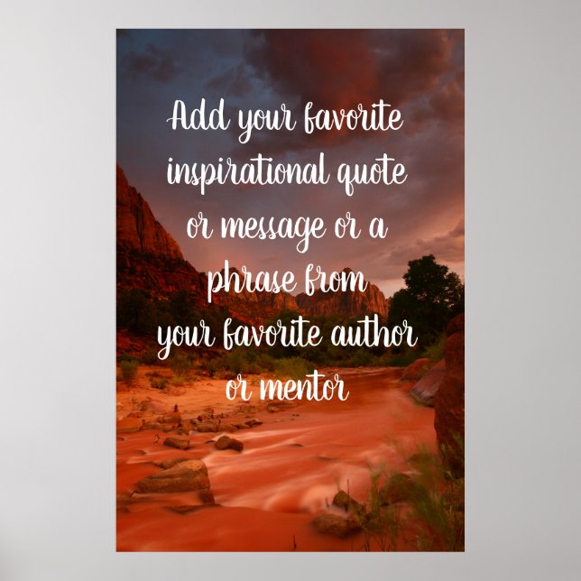 Create Your Quote Poster (Front)