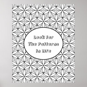 Create your Sacred Geometry Colouring Poster