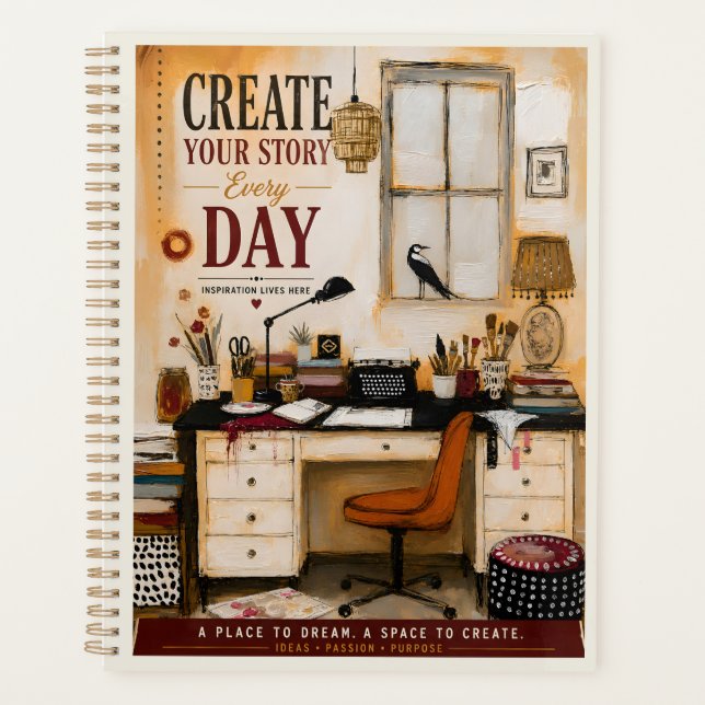 Create Your Story Every Day Planner (Front)