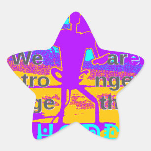  Create Your USA  Hope We Are Stronger Together  Star Sticker