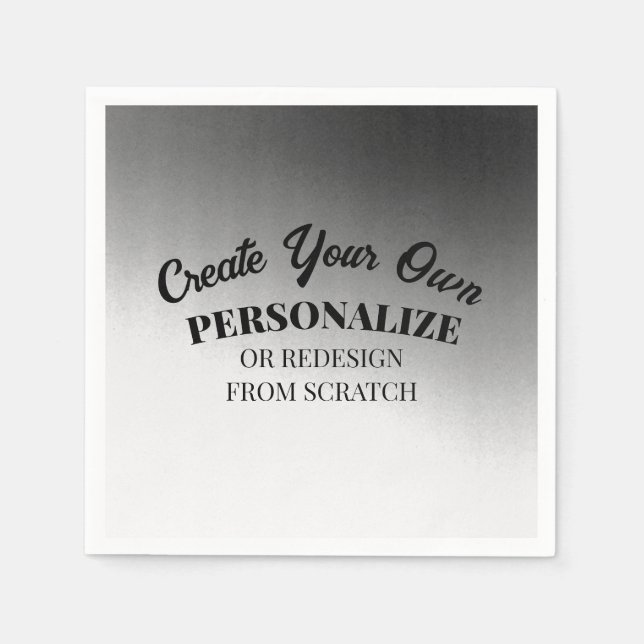 Create Your Very Own Custom Napkin (Front)