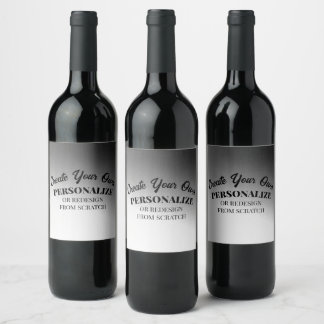 Create Your Very Own Custom Wine Label