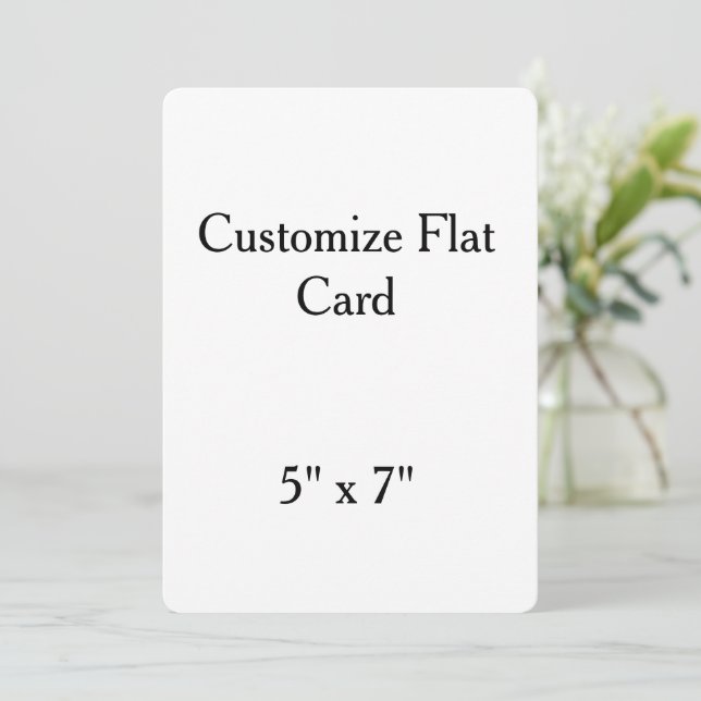 create your won personalise 5" x 7" Rounded (Standing Front)