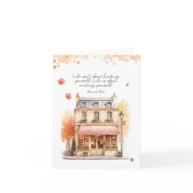 Create Yourself Fall Autumn Note Card