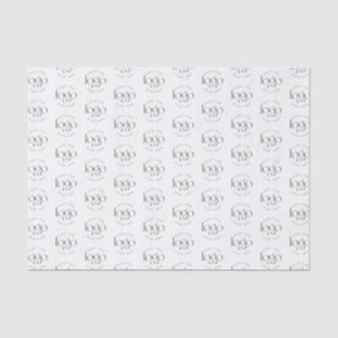 Create Yout Own Minimalist Custom Logo Pattern Tissue Paper