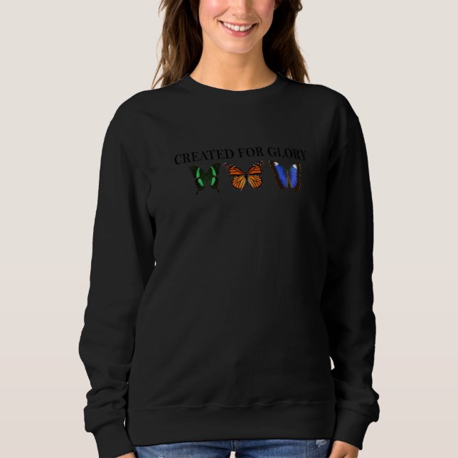 Created For Glory Butterfly Sweatshirt (Front)