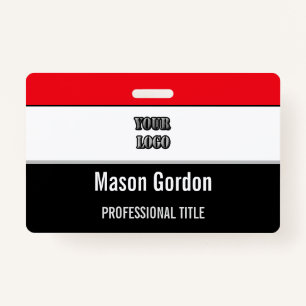 Created for you, stylish badge ID badge