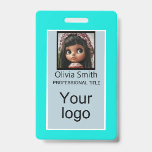 Created for you, stylish badge ID badge