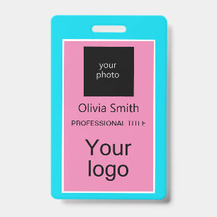 Created for you, stylish badge ID badge