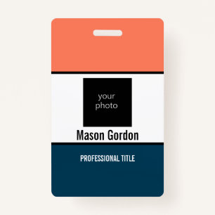 Created for you, stylish badge ID badge