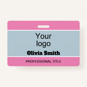 Created for you, stylish badge ID badge