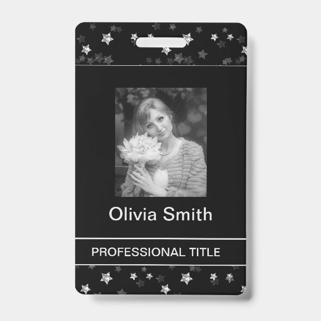 Created for you, stylish ID badge (Front)