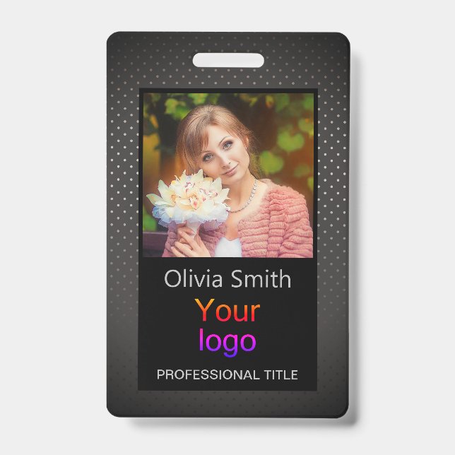 Created for you, stylish ID badge (Front)