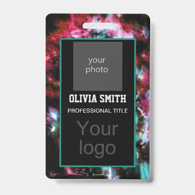 Created for you, stylish ID badge (Front)