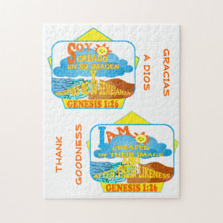 Created in Their Image - Oversized Pieces Jigsaw P Jigsaw Puzzle