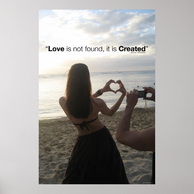 Created Love Poster (Front)