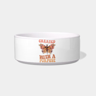 Created with a Purpose – Butterfly & Cross Floral Bowl