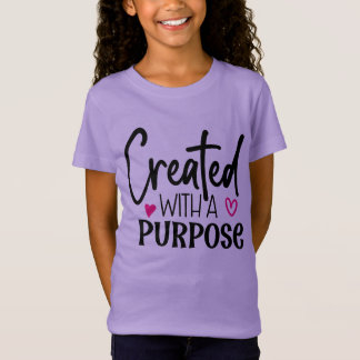 Created with a Purpose girls tshirt