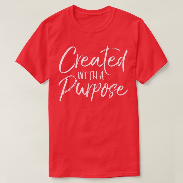 Created With a PurposeVintage Bold Christian Tee  (Design Front)