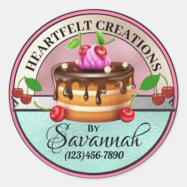 Created With Love Sticker (Front)