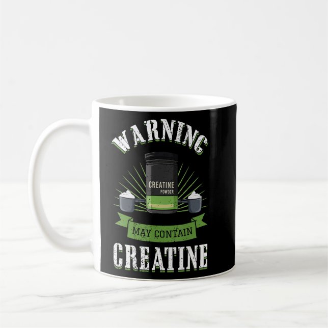 Creatine Monohydrate Powder Bodybuilding Supplemen Coffee Mug (Left)