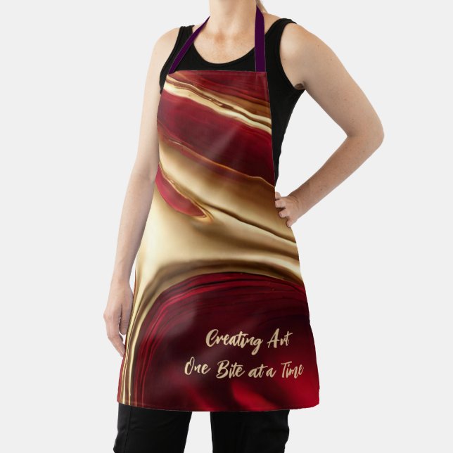 Creating Art One Bite at a Time- Christmas- Apron (Insitu)