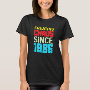 Creating Chaos Since 1986 36 Years Of Causing Chao T-Shirt