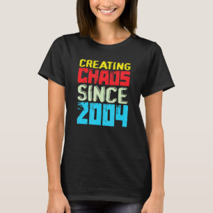 Creating Chaos Since 2004 18 Years Of Causing Chao T-Shirt