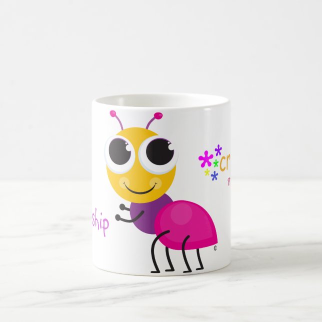 Creating My Best Life "Ant" Design Coffee Mug (Center)