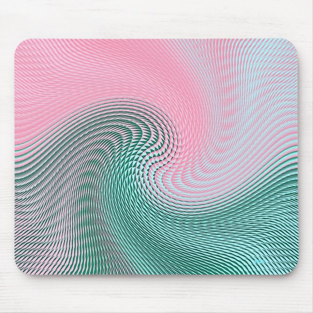 Creating waves.... mouse mat (Front)