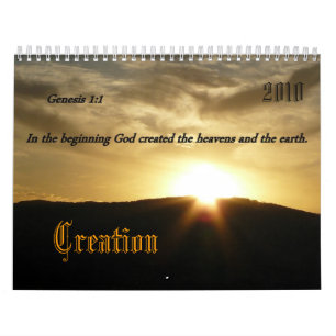 Creation, 2010 calendar