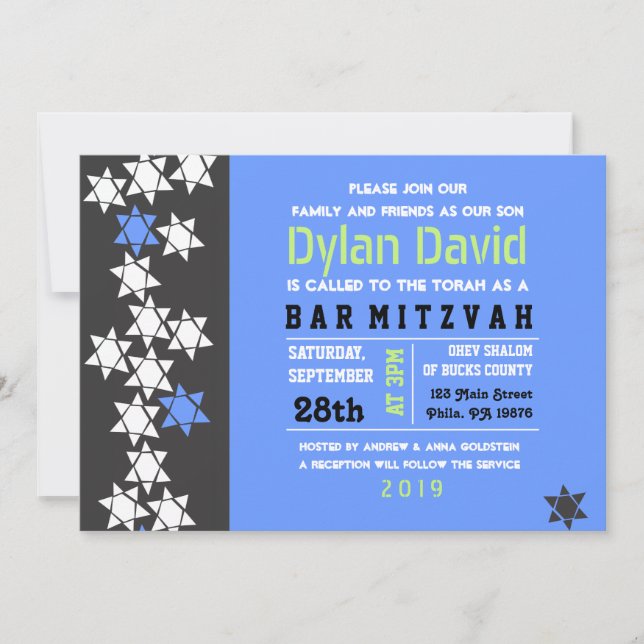 CREATION Bar Bat Mitzvah Invitation (Front)