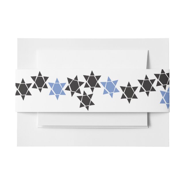 CREATION Bat Bar Mitzvah Invitation Band Wrap Invitation Belly Band (Front Example)
