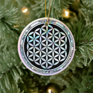 Creation Harmony Symbol Ceramic Tree Decoration