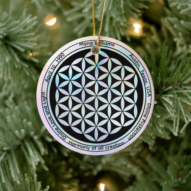 Creation Harmony Symbol  Ceramic Tree Decoration (Tree)