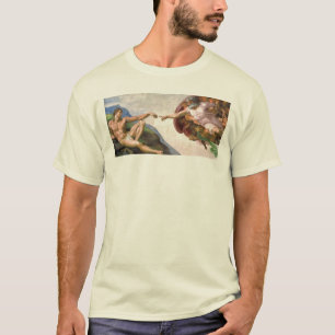 Creation of Adam by Michelangelo T-Shirt