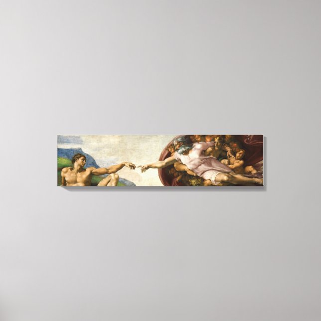 Creation of Adam Canvas Print (Front)