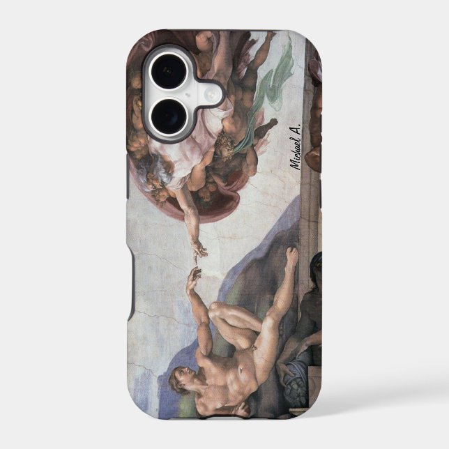 Creation of Adam Cistine Chapel Art (Back)