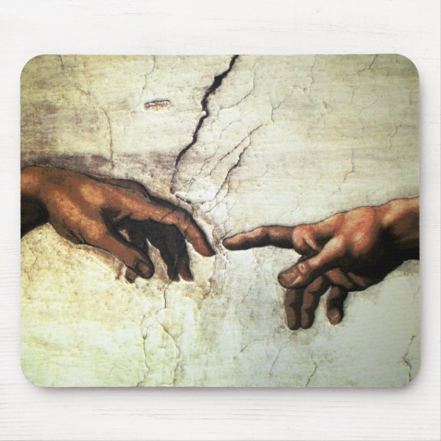 Creation of Adam - Hands Michelangelo 1475 - 1564 Mouse Mat (Front)